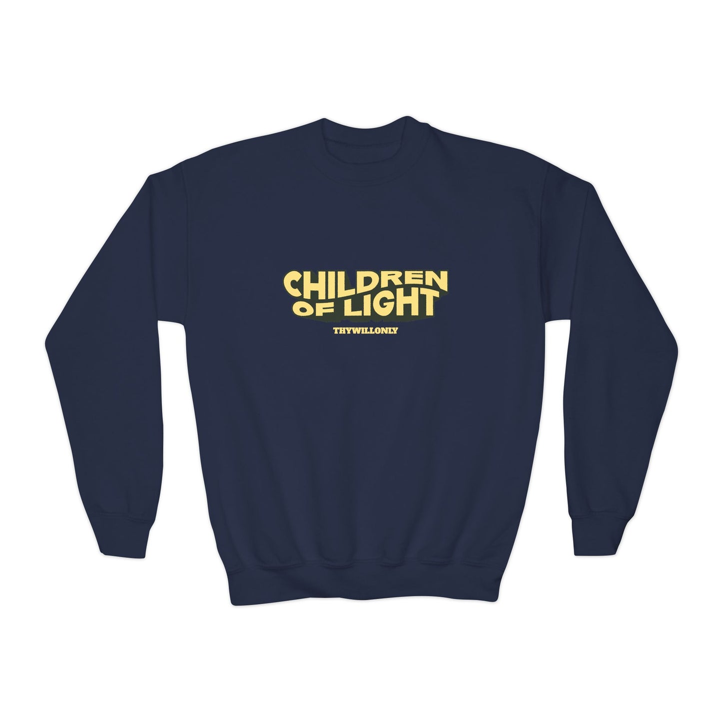 Psalm 27:1 Kids Crewneck – The Lord Is My Light