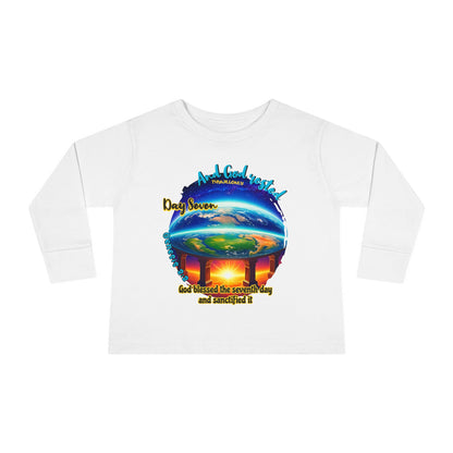 Creation Day 7 Toddler LS Tee – God Rested