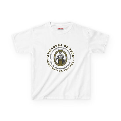 Camiseta Juvenil de Efésios 6:14: Cinto da Verdade – Armadura de Deus
