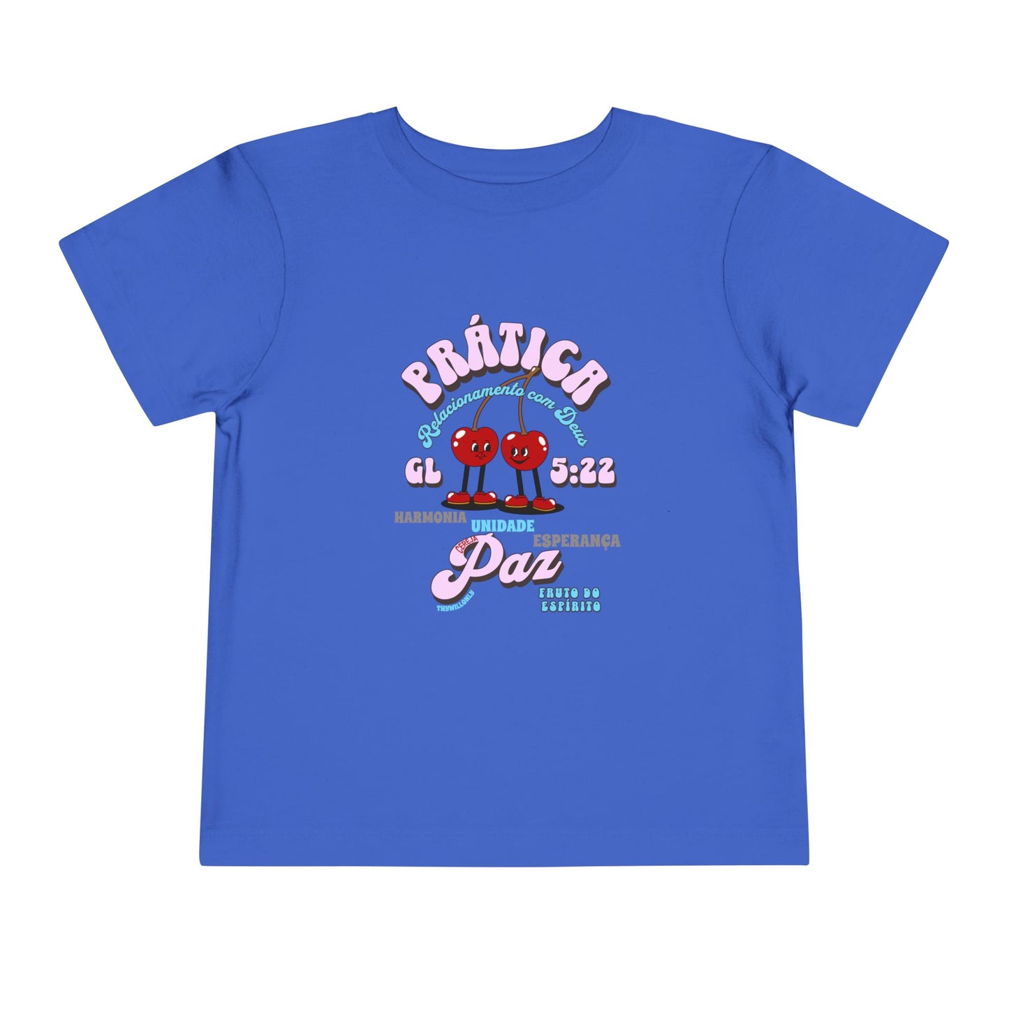 Gálatas 5:22 Camiseta Infantil: Paz – Fruto do Espírito