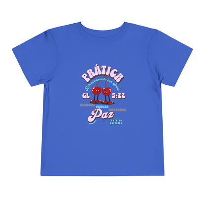 Gálatas 5:22 Camiseta Infantil: Paz – Fruto do Espírito