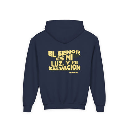 Salmos 27:1 - Sudadera Jovenes: El Señor es mi Luz
