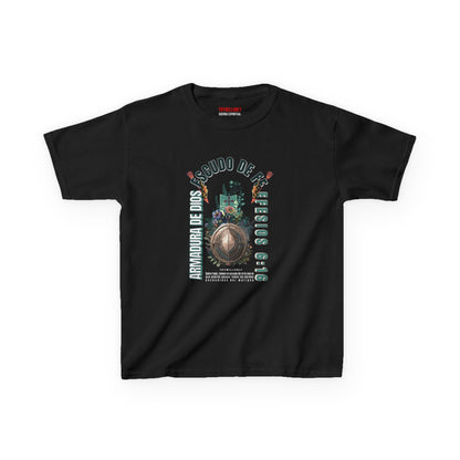 Efesios 6:16 - Camiseta Juvenil: Escudo de la Fe – Armadura de Dios