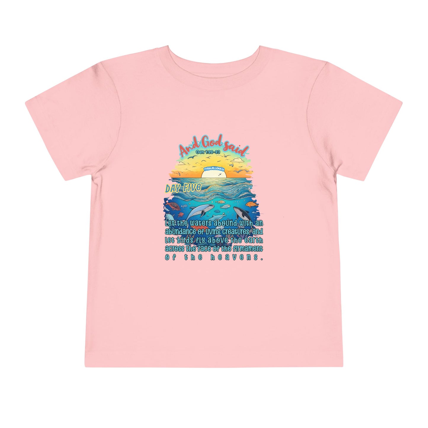 Creation Day 5 Toddler Tee: Soar & Splash