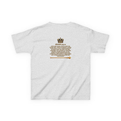 Gênesis 49:9–10 - Camiseta Juvenil: Leãozinho de Judá