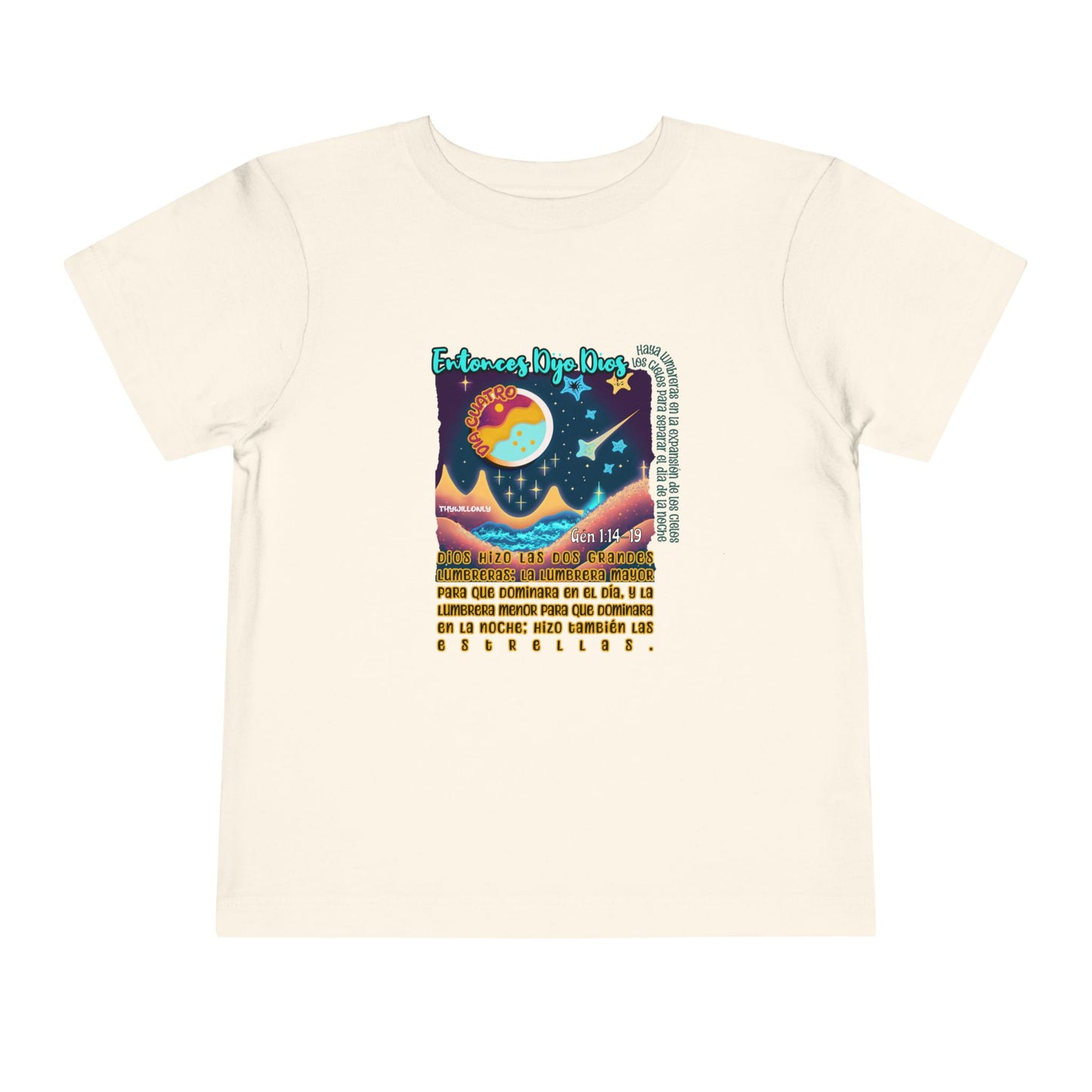 Día 4 de la Creación - Camiseta Infantil: Luces en los Cielos