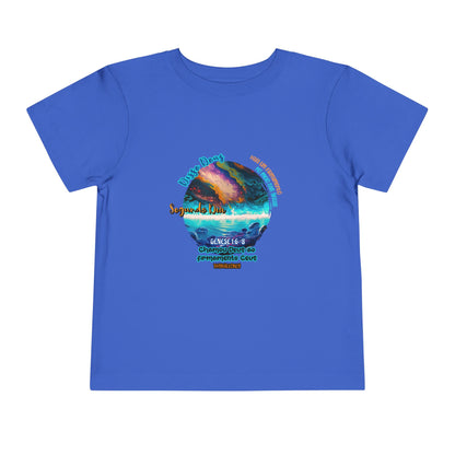 Camiseta Infantil – Dia 2 da Criação: Céu Acima, Águas Abaixo
