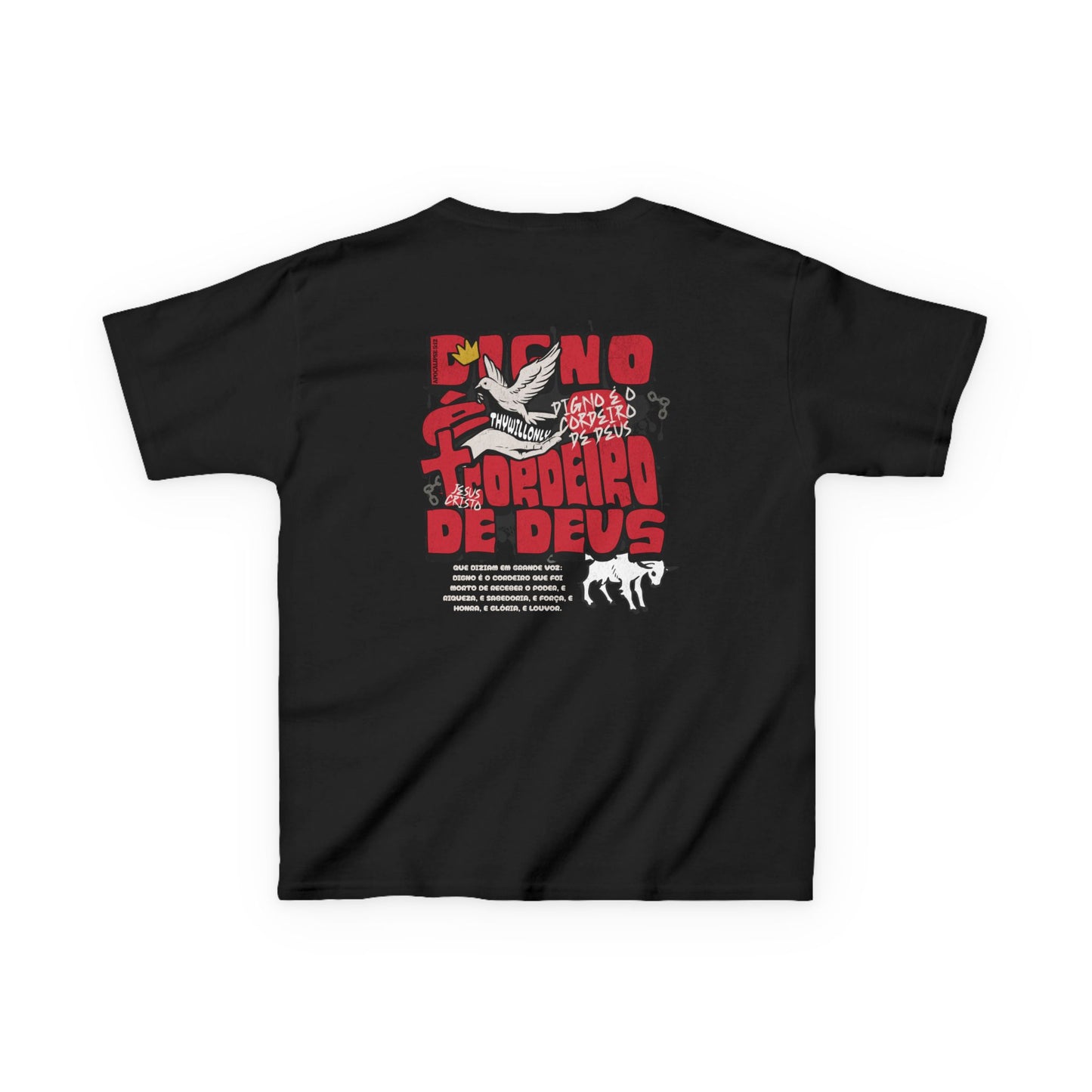 Apocalipse 5:12 Camiseta Jovenes – Digno é o Cordeiro
