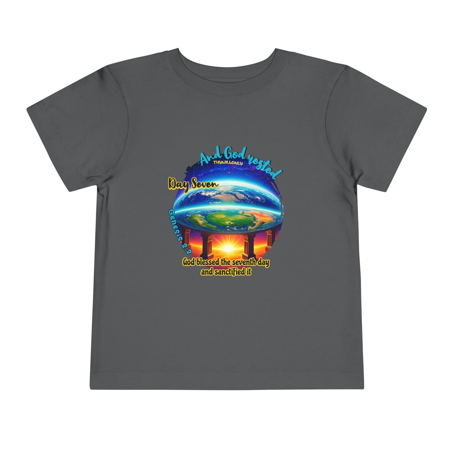 Creation Day 7 Toddler Tee – God Rested