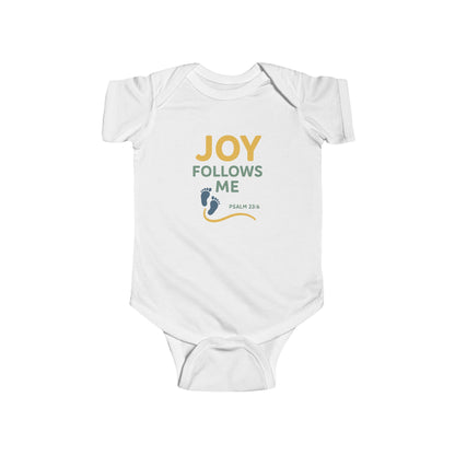Psalm 23:6 - Joy Follows Me Baby Onesie