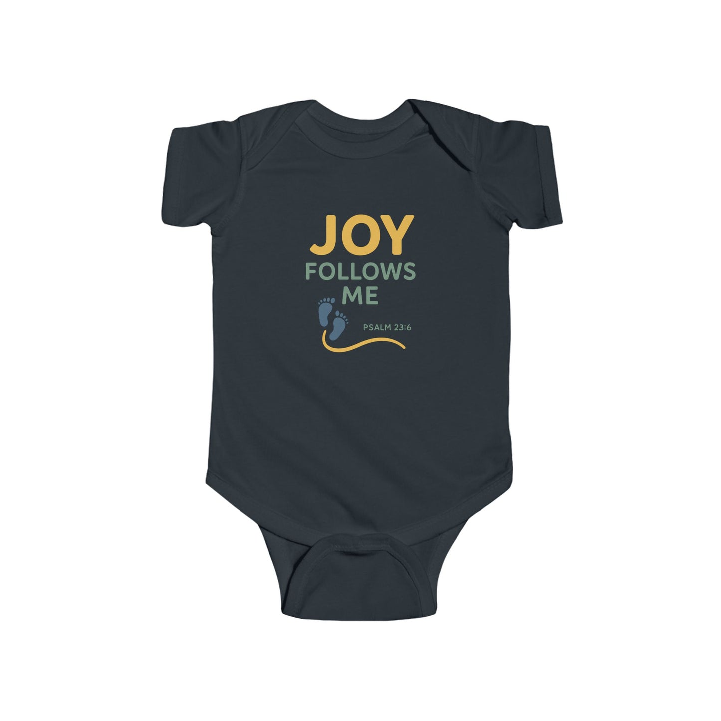 Psalm 23:6 - Joy Follows Me Baby Onesie