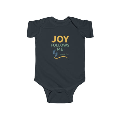 Psalm 23:6 - Joy Follows Me Baby Onesie