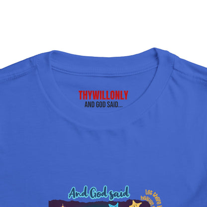 Creation Day 4 Toddler Tee: Lights in the Heavens
