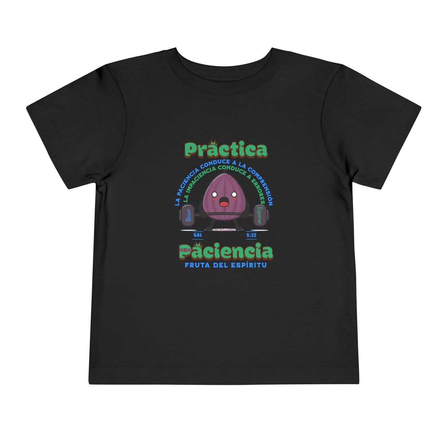 Gálatas 5:22 - Camiseta para Niños: Paciencia – Fruto del Espíritu
