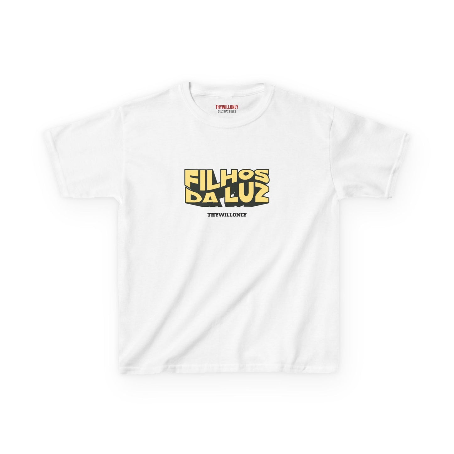 Camiseta Infantil Salmo 27:1 – O Senhor é a Minha Luz