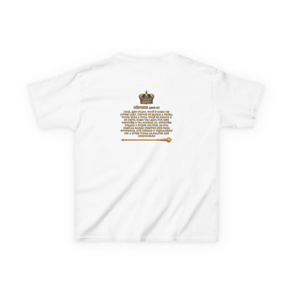 Gênesis 49:9–10 - Camiseta Juvenil: Leãozinho de Judá