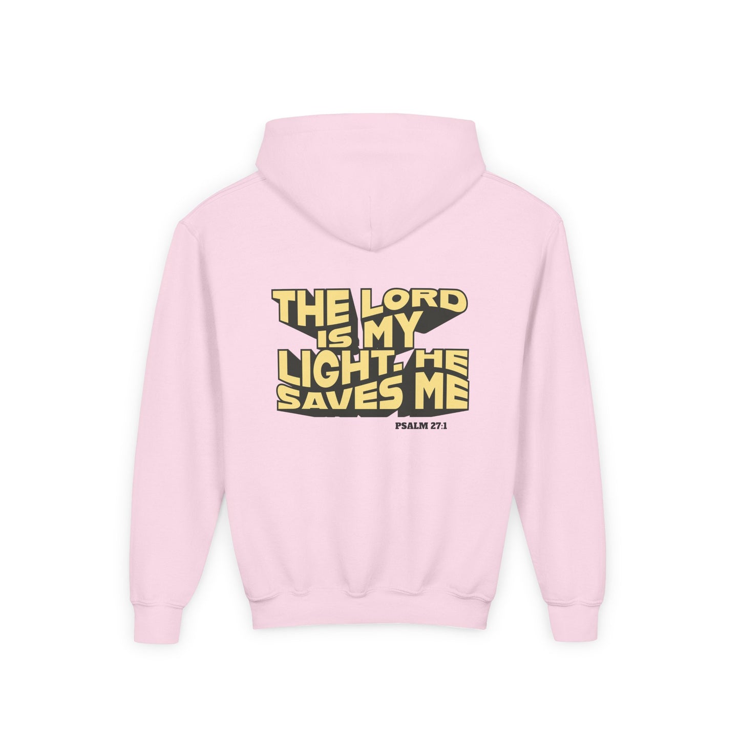 Psalm 27:1 Kids Hoodie – The Lord Is My Light