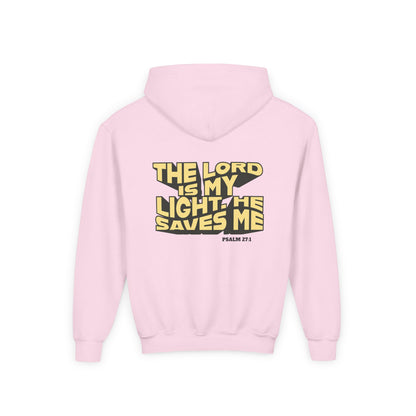 Psalm 27:1 Kids Hoodie – The Lord Is My Light