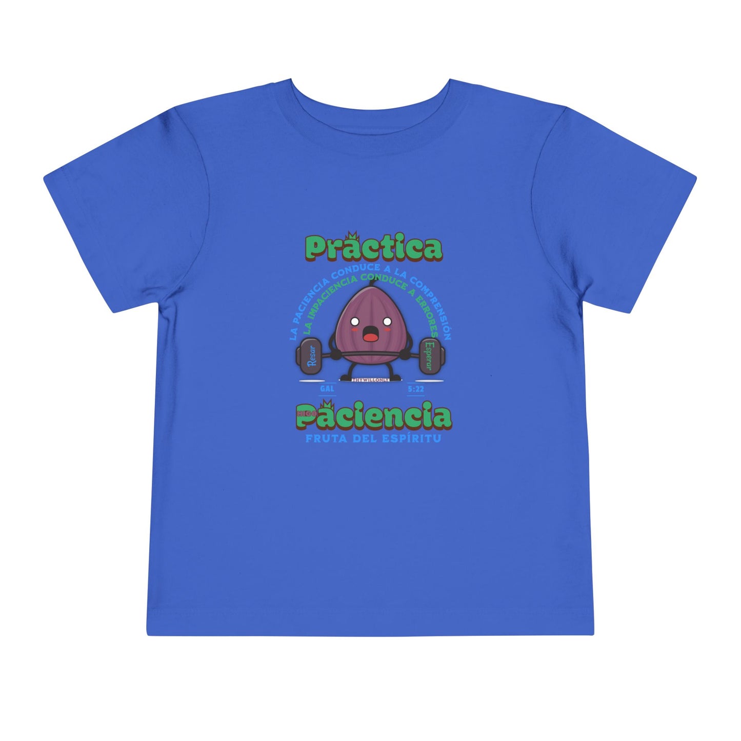 Gálatas 5:22 - Camiseta para Niños: Paciencia – Fruto del Espíritu
