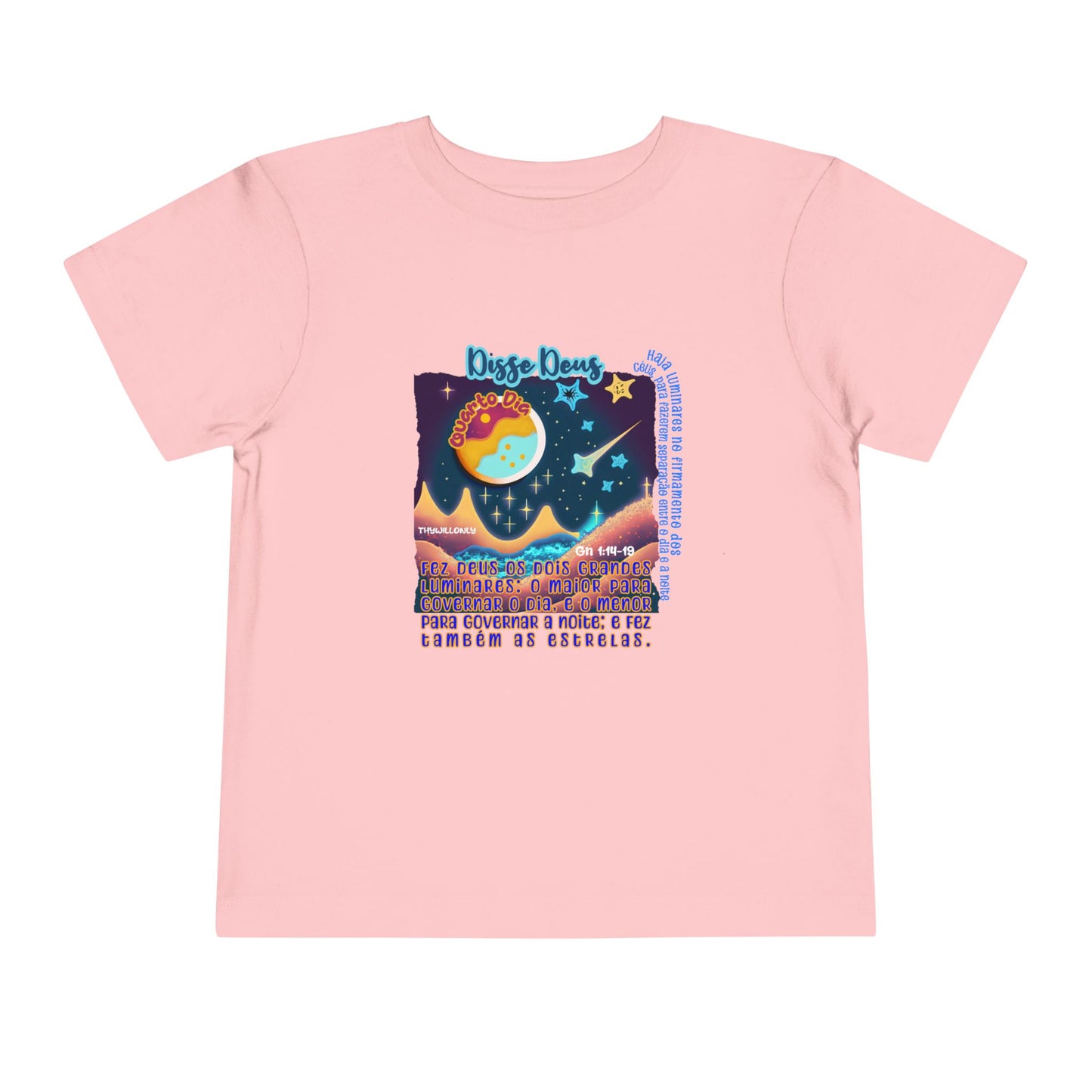 Camiseta Infantil – Dia 4 da Criação: Luzes nos Céus
