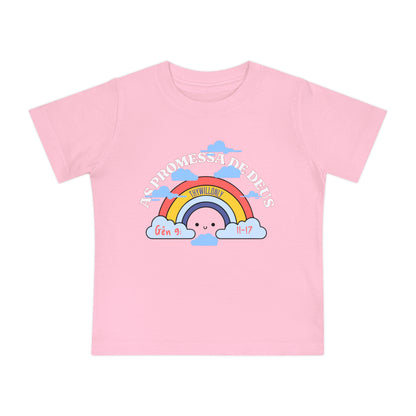 Gênesis 9:11–17 - Camiseta de Bebê A Promessa de Deus