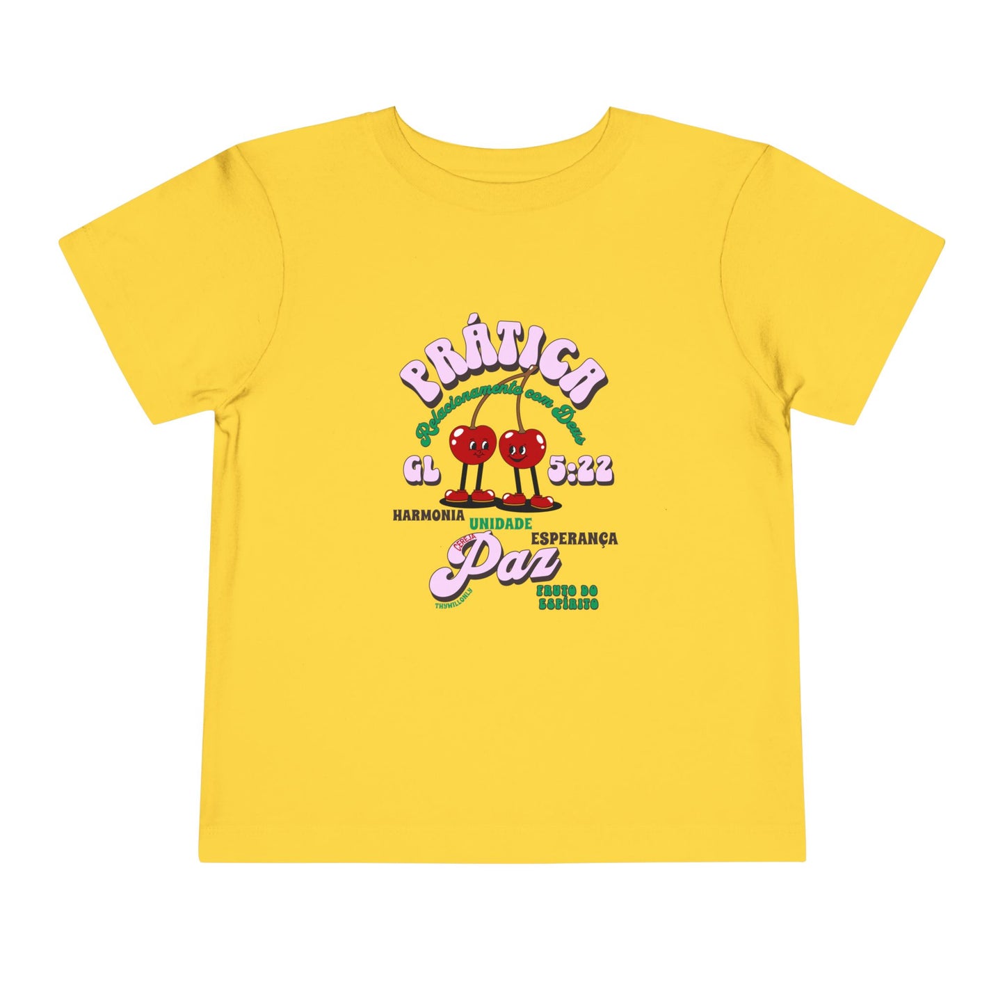 Gálatas 5:22 Camiseta Infantil: Paz – Fruto do Espírito