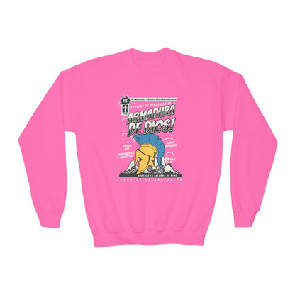 Efesios 6:17 - Sudadera Juvenil: Casco de la Salvación – Armadura de Dios