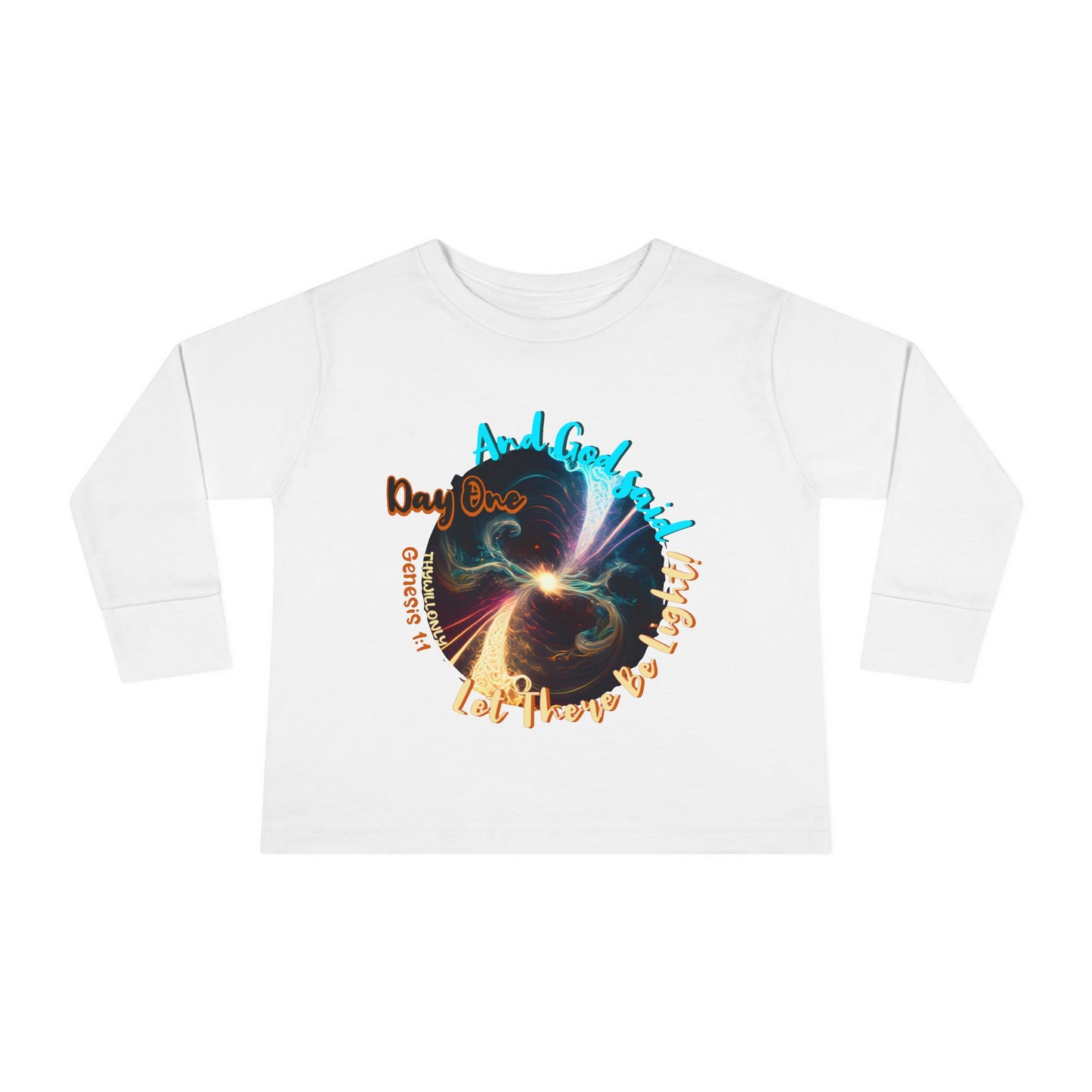 Creation Day 1 Toddler LS Tee: Let There Be Light