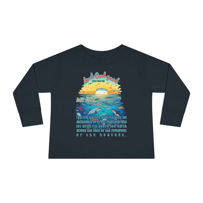 Creation Day 5 Toddler LS Tee: Soar & Splash