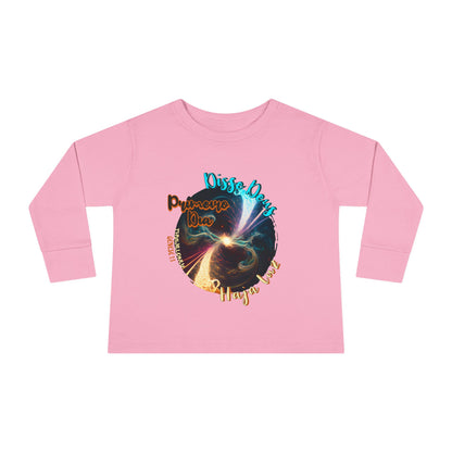 Camiseta Infantil de Manga Longa – Dia 1 da Criação: Haja Luz