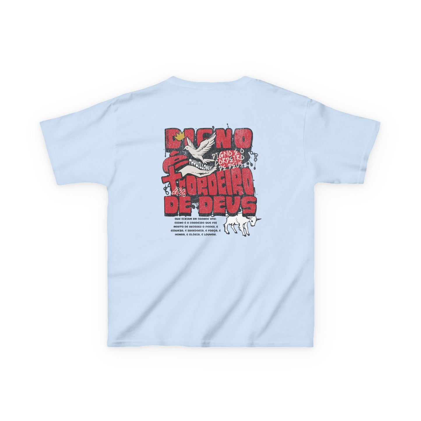 Apocalipse 5:12 Camiseta Jovenes – Digno é o Cordeiro