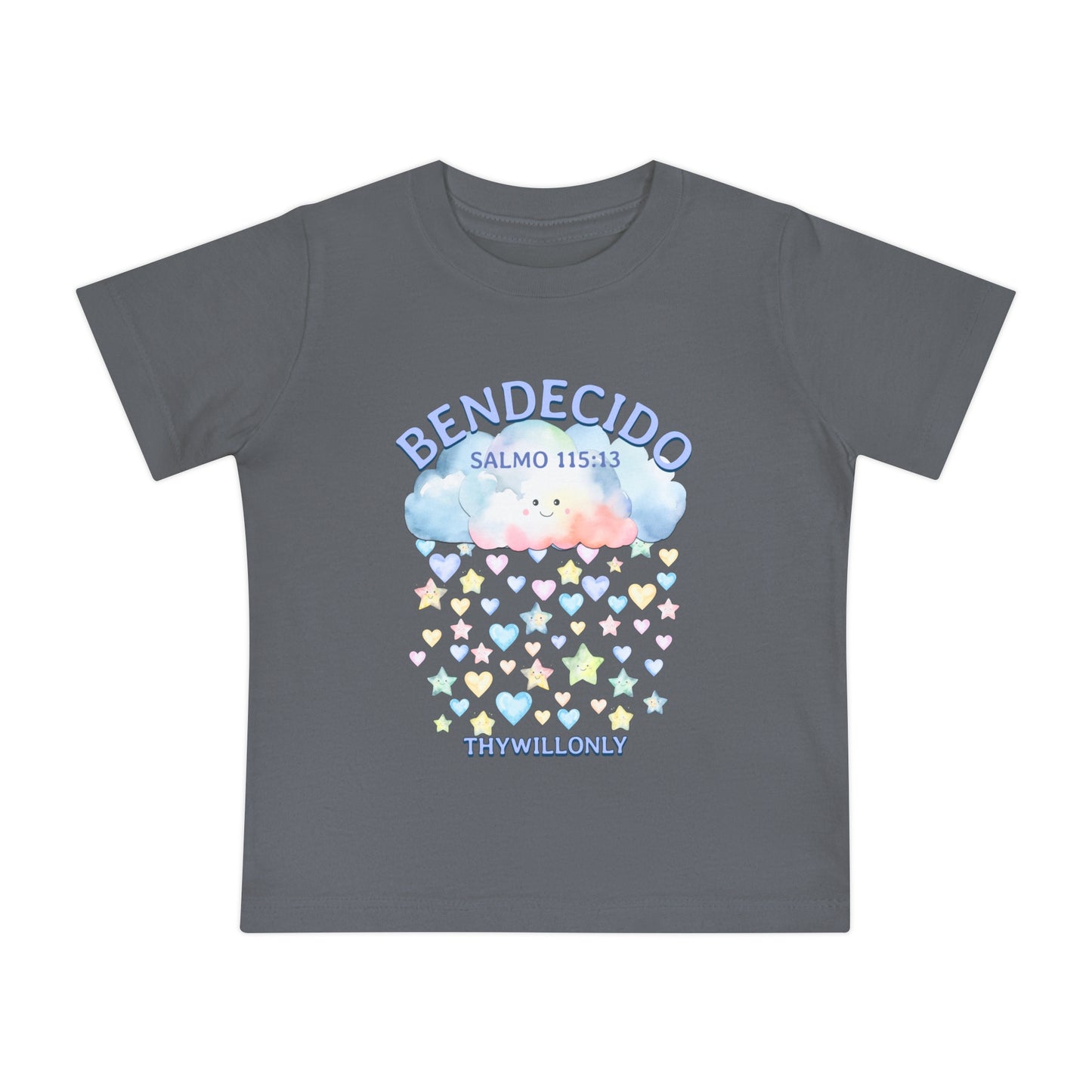 Salmo 115:13 - Camiseta para Bebé Bendecido