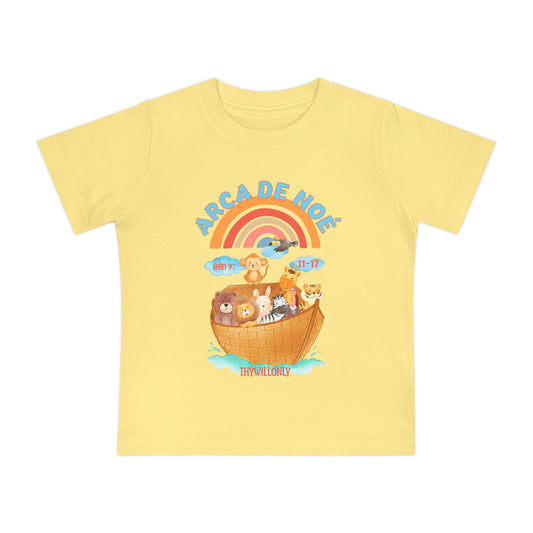 Gênesis 9:13 - Camiseta de Bebê Arca de Noé – A Aliança de Deus Lembrada