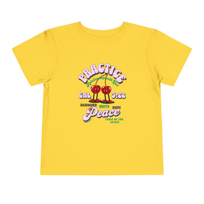 Galatians 5:22 Toddler Tee: Peace – Fruit of the Spirit