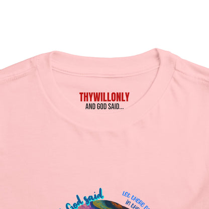 Creation Day 2 Toddler Tee: Sky Above, Waters Below