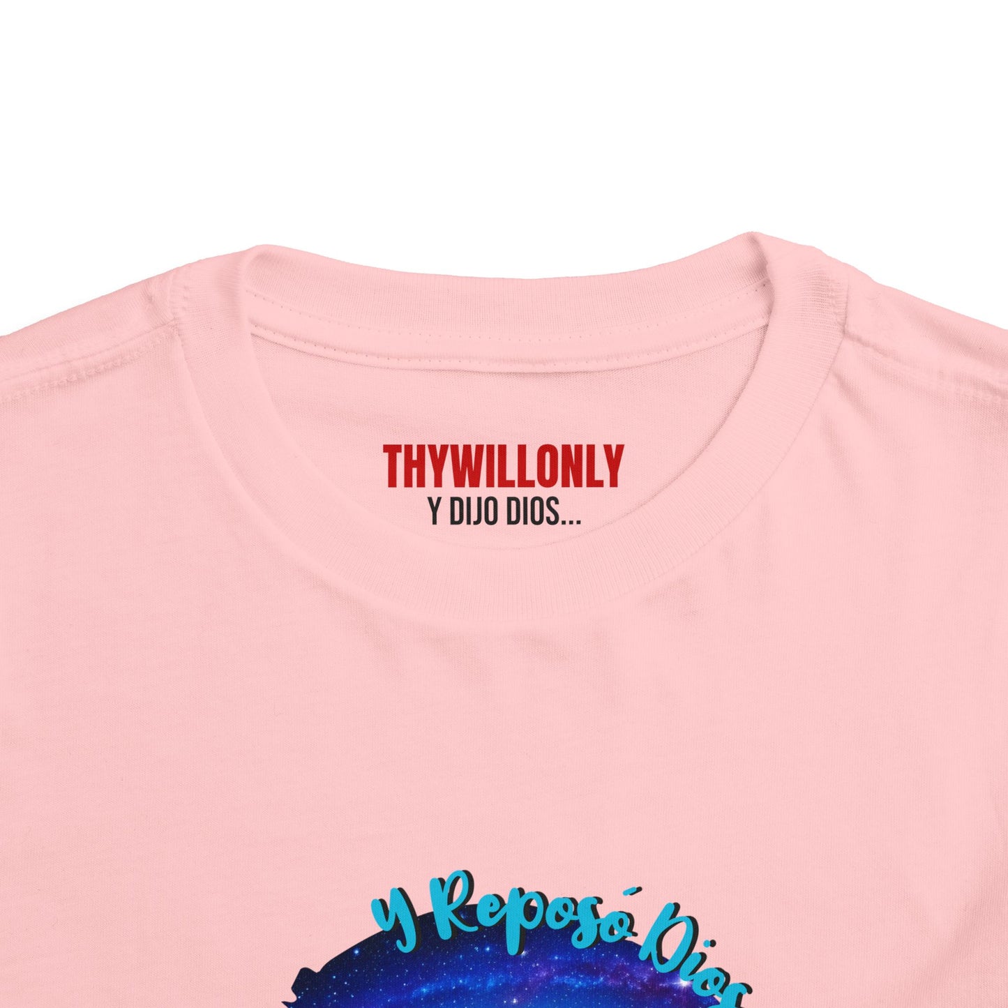 Día 7 de la Creación - Camiseta Infantil: Dios Descansó