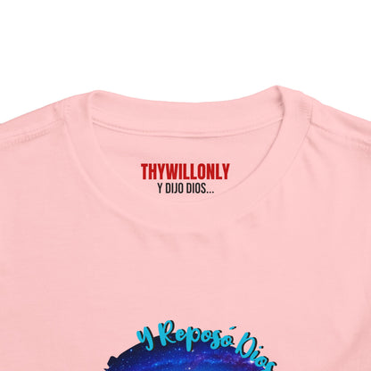 Día 7 de la Creación - Camiseta Infantil: Dios Descansó