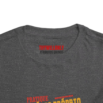 Gálatas 5:23 Camiseta Infantil: Domínio Próprio – Fruto do Espírito