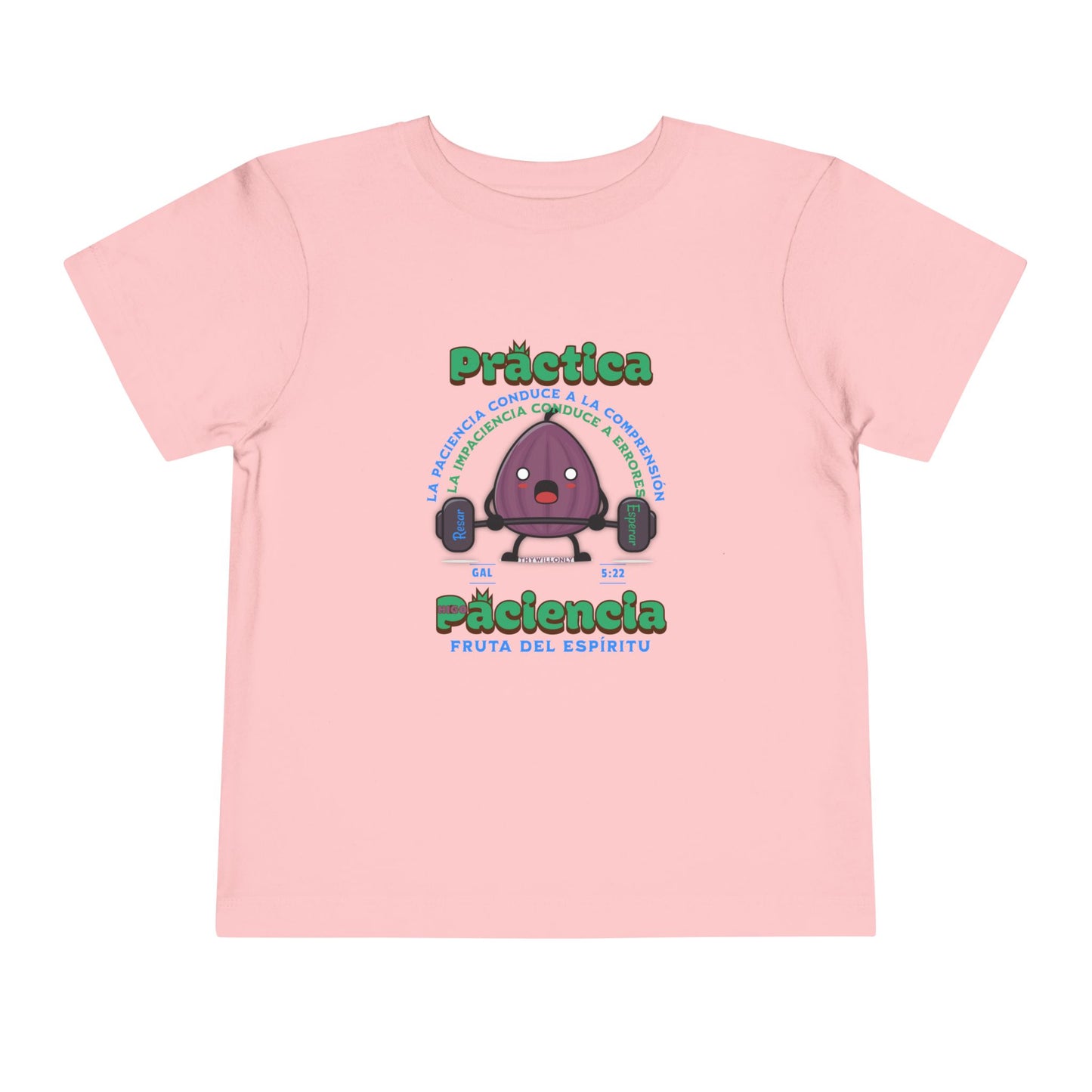 Gálatas 5:22 - Camiseta para Niños: Paciencia – Fruto del Espíritu