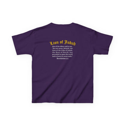 Revelation 5:5 Kids T-Shirt – The Lion of Judah