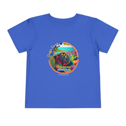 Camiseta Infantil – Dia 3 da Criação: Terra, Mares e Vida