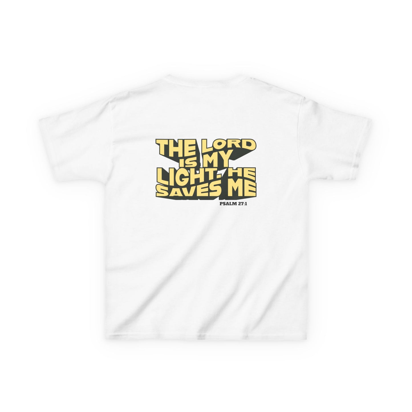 Psalm 27:1 Kids T-Shirt – The Lord Is My Light