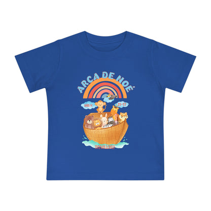 Gênesis 9:13 - Camiseta de Bebê Arca de Noé – A Aliança de Deus Lembrada