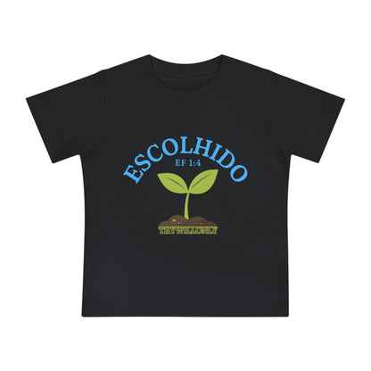 Efésios 1:4 - Camiseta de Bebê Escolhido