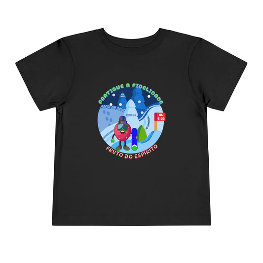 Gálatas 5:22 Camiseta Infantil: Fidelidade – Fruto do Espírito