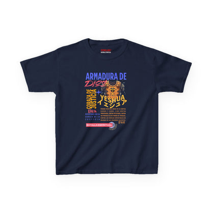 Efesios 6:14 - Camiseta Juvenil: Coraza de Justicia – Armadura de Dios