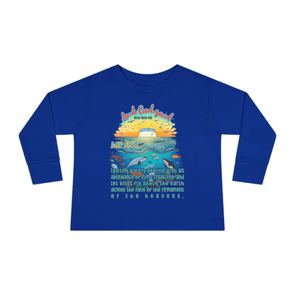 Creation Day 5 Toddler LS Tee: Soar & Splash