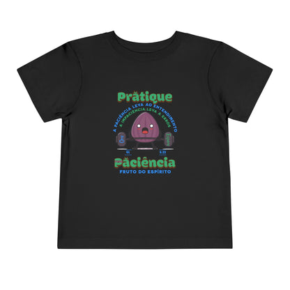 Camiseta Infantil Gálatas 5:22 – Paciência: Fruto do Espírito
