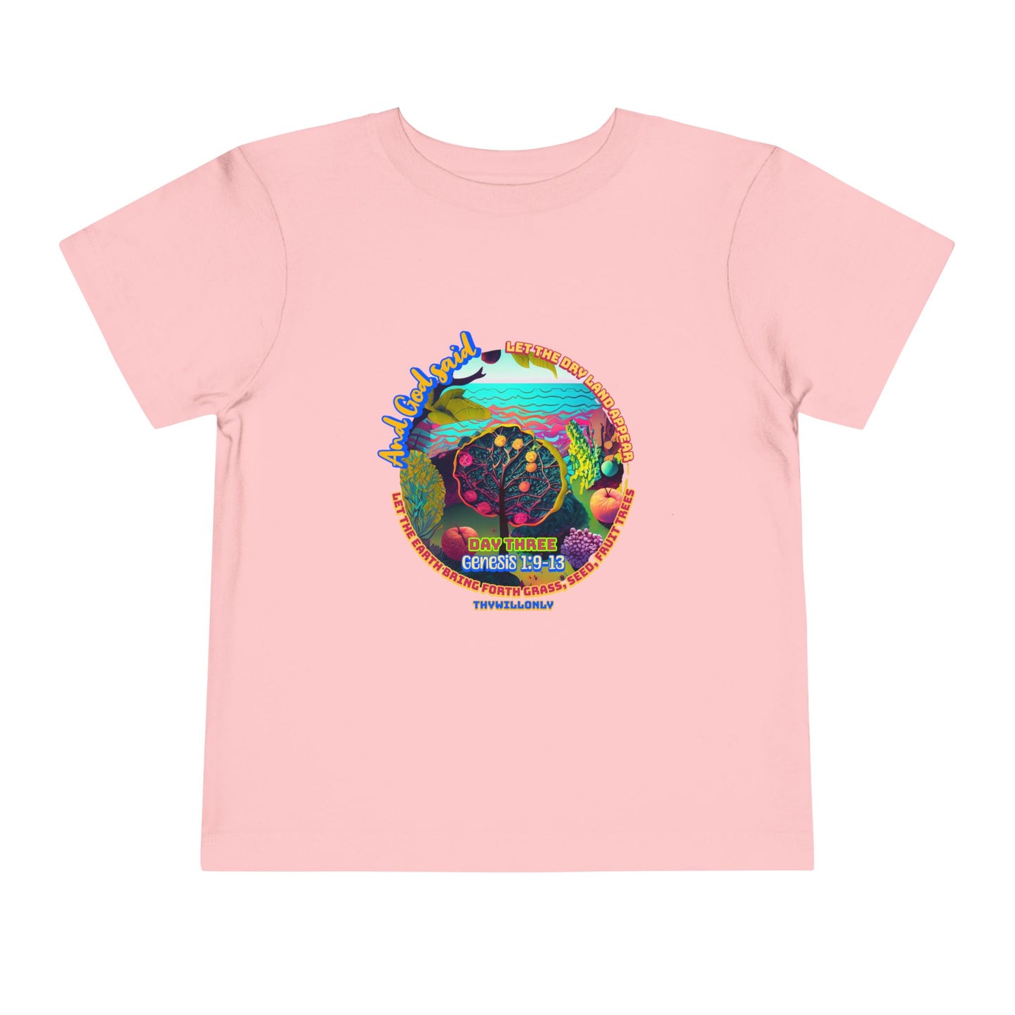 Creation Day 3 Toddler Tee: Land, Seas & Life