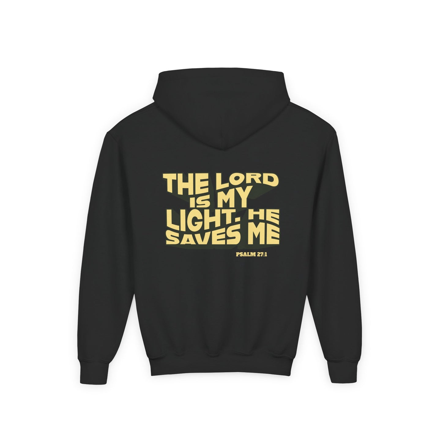 Psalm 27:1 Kids Hoodie – The Lord Is My Light